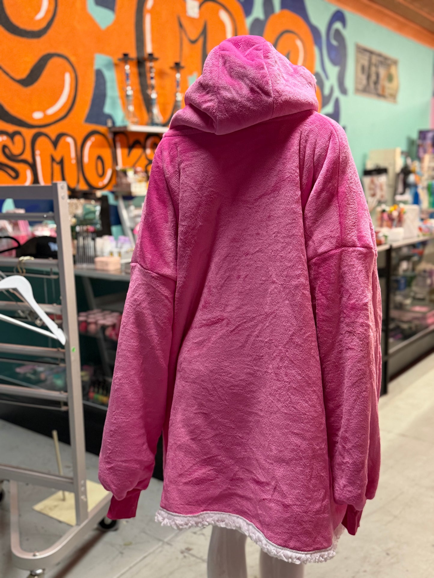 WINTER HOODIE
FLANNEL SHERPA HOODIE