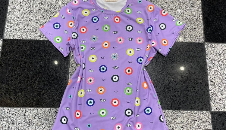 Evil eye oversized shirt