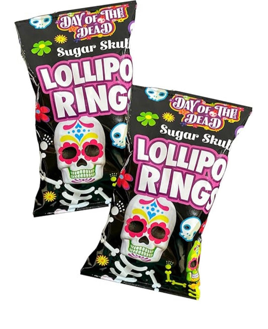 Day of the Dead Sugar Skull Lollipop Ring