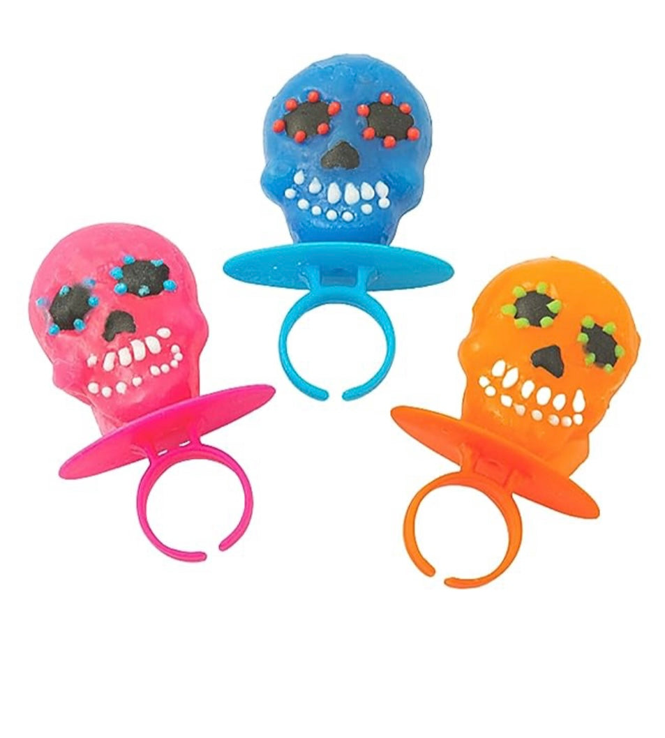 Day of the Dead Sugar Skull Lollipop Ring