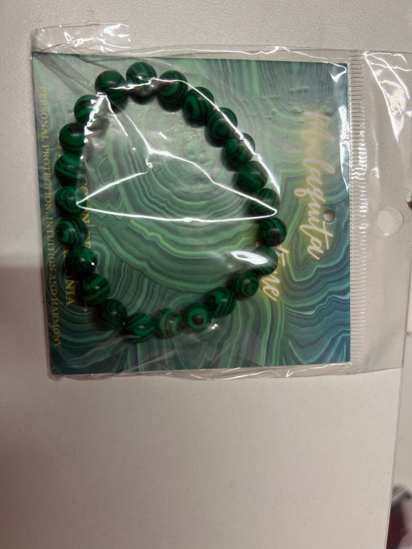 Malachite Protection stone Bracelet