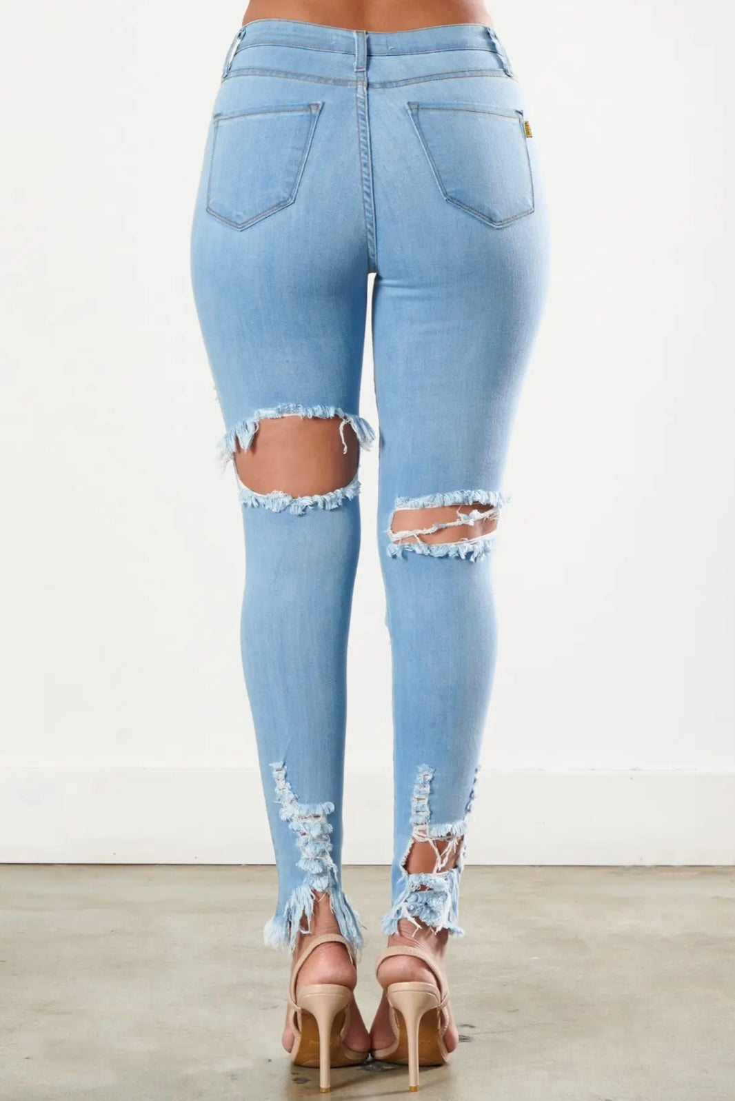 Tanya distressed skinny jeans