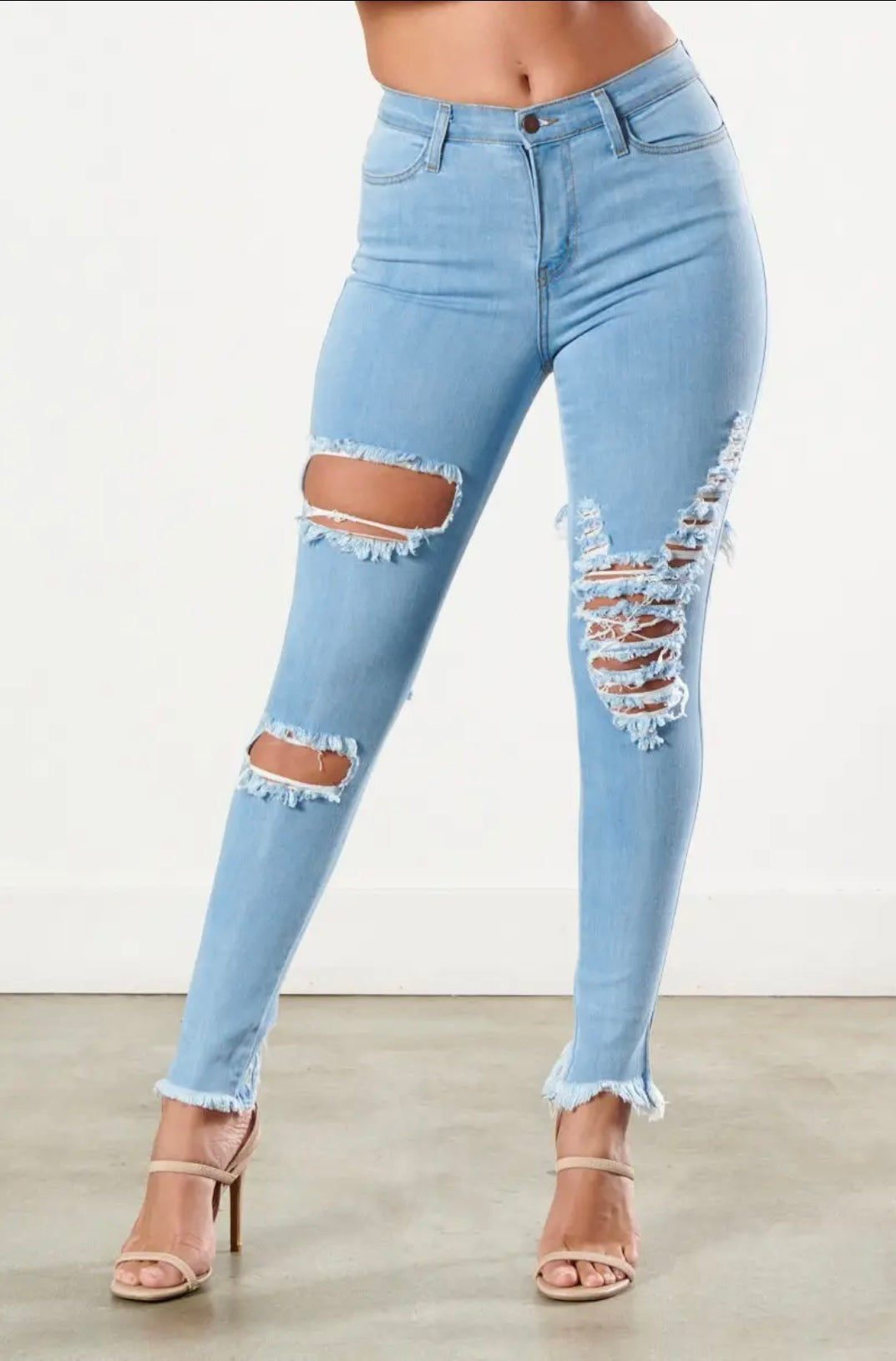 Tanya distressed skinny jeans